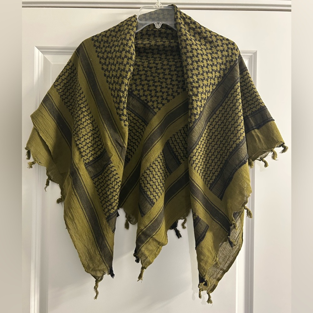 Large Multi Pattern Scarf - Picture 3 of 5